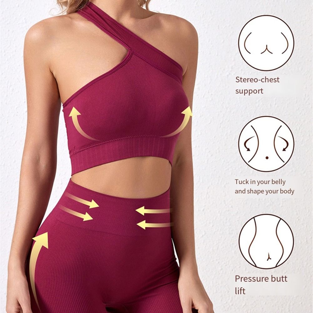 2Pcs Comfortable Seamless Wome - Seamless Ribbed Workout Tank Top recension och pris