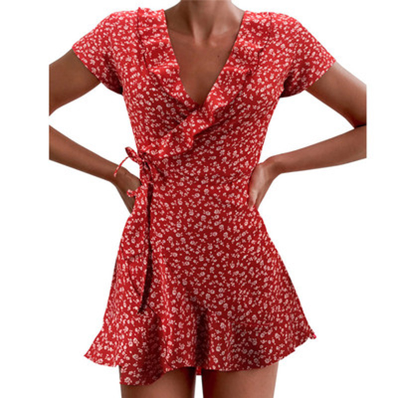 Summer Women’s Floal A-Line Dr - French Vintage Floral Midi Dress recension och pris