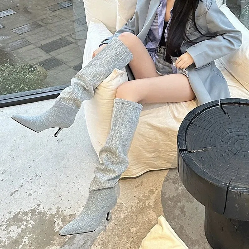 High Heel Long Tube over Knee  - Jeans recension och pris