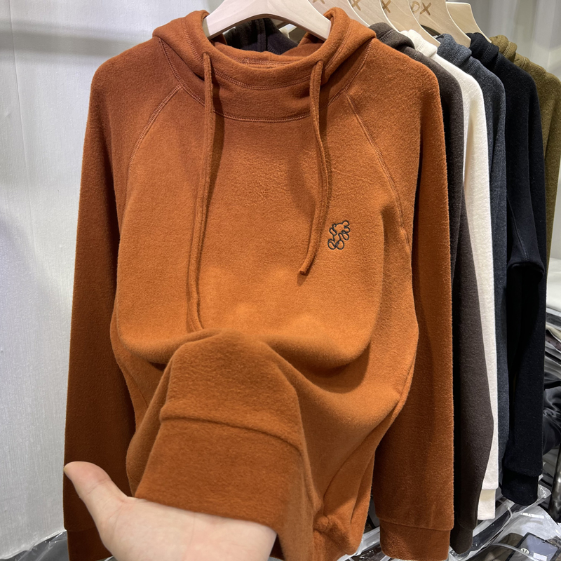 Women's Fleece Lined Hoodie Sw - Korean Style A Line Shirt Dress recension och pris