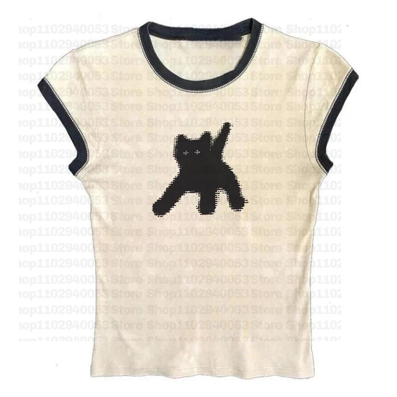Aesthetic Women Letter Graphic - Y2K Graphic Baby Tee Crop recension och pris