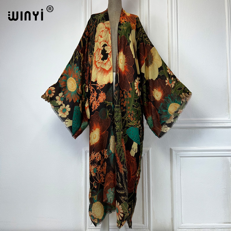 WINYI Africa Fashion Summer Ki - Boho Summer Beach Maxi Dress recension och pris