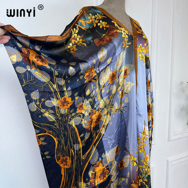 WINYI 2023 V-neck Africa Fashi - Boho Summer Beach Maxi Dress recension och pris