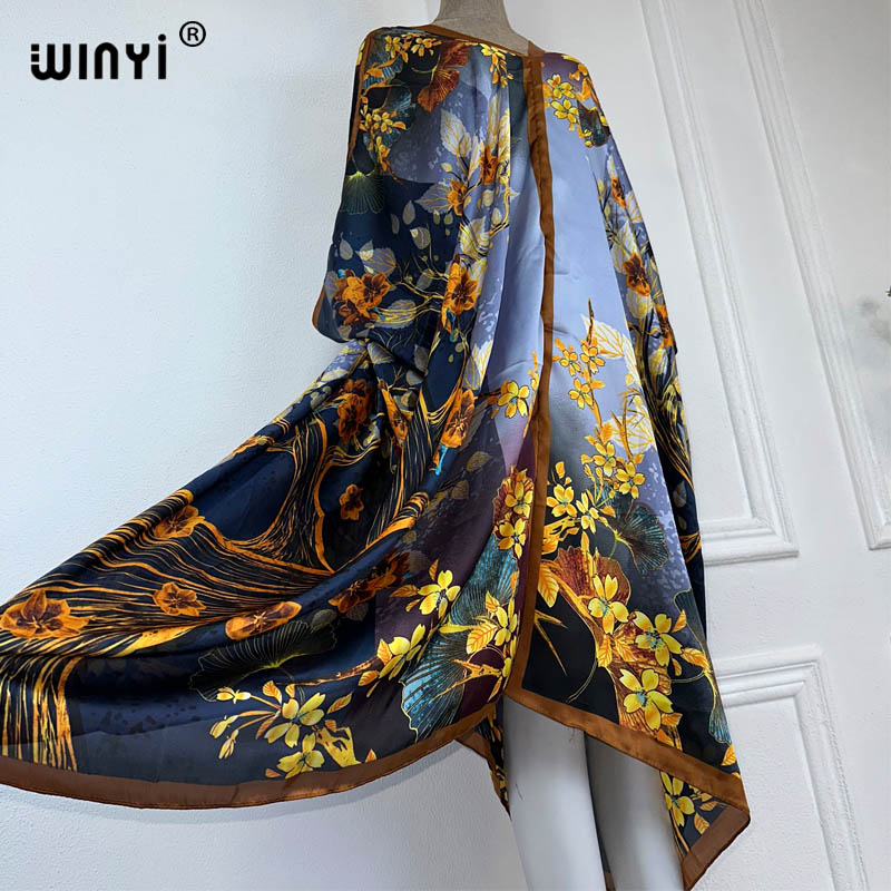 WINYI 2023 V-neck Africa Fashi - Boho Summer Beach Maxi Dress recension och pris