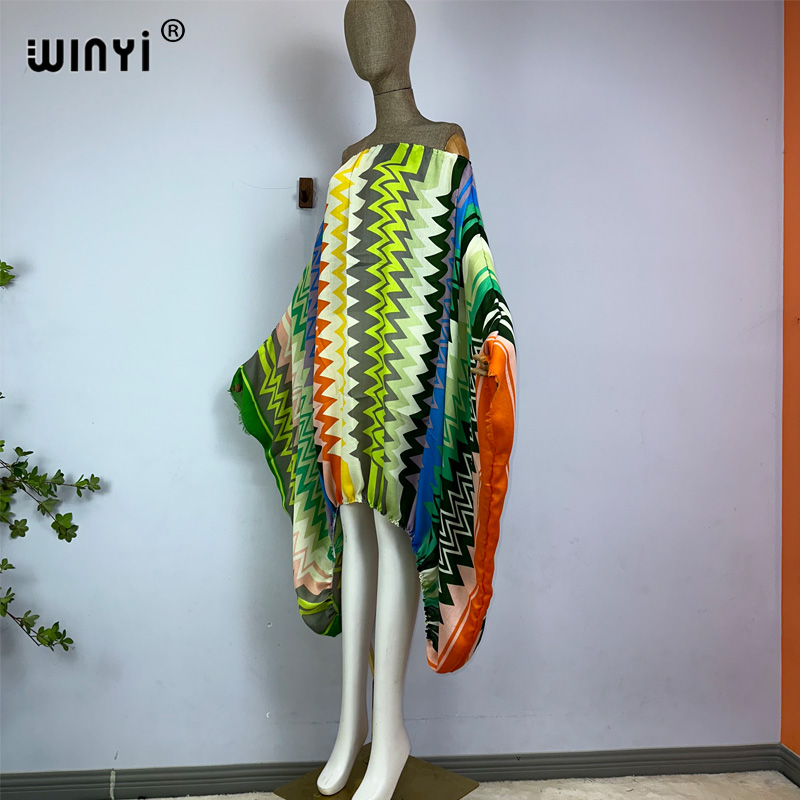WINYI Women Sexy One Neck Maxi - Boho Summer Beach Maxi Dress recension och pris