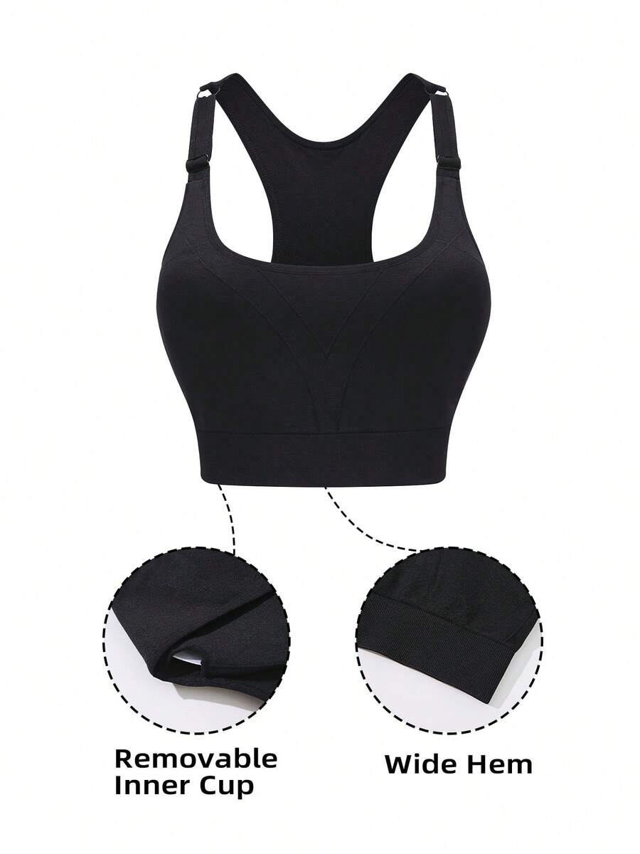 1Pcs Black Sport Solid Backles - Seamless Ribbed Workout Tank Top recension och pris