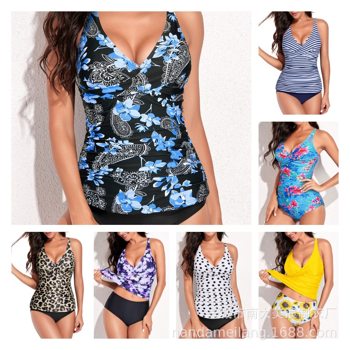 Swimwear Women Tankini Sleevel - Tops recension och pris